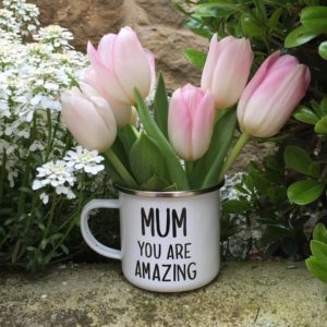 Oui Oui-taza mum you are amazing-tulipanes