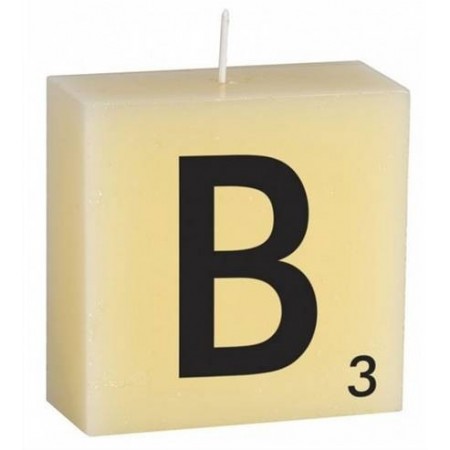 Velas letras Scrabble