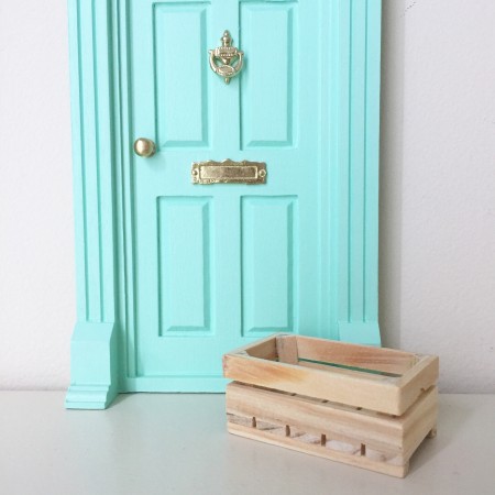 Cajita de madera para el Ratoncito Pérez