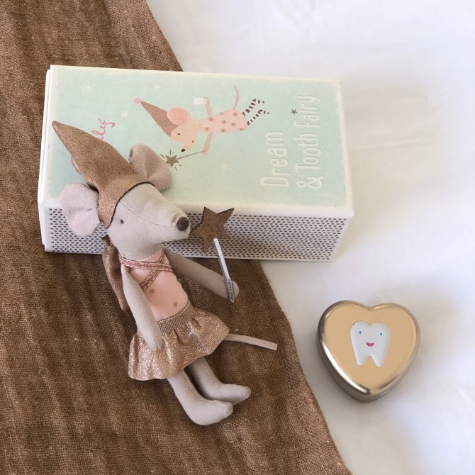 Ratoncita Pérez Maileg ANTIGUA Hada de los dientes complemento puerta ratoncito Pérez