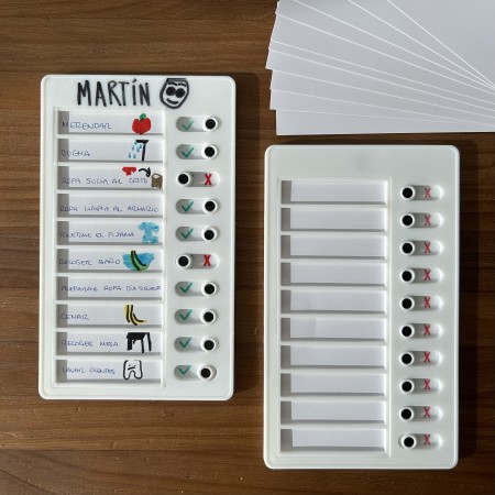 Tabla de rutinas y tareas para fomentar la autonomía infantil y juvenil