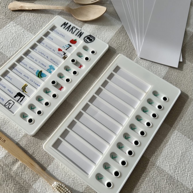 Tabla de rutinas y tareas para fomentar la autonomía infantil y juvenil