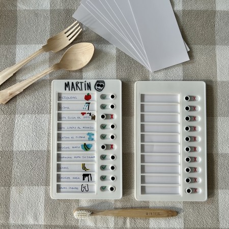 Tabla de rutinas y tareas para fomentar la autonomía infantil y juvenil