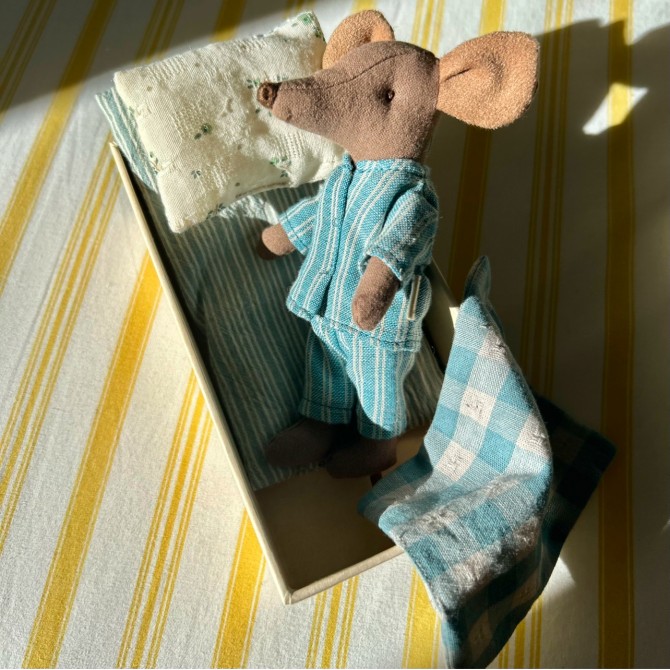Ratoncito Maileg grande pijama azul