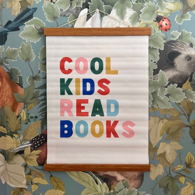 Lámina Cool Kids Read Books